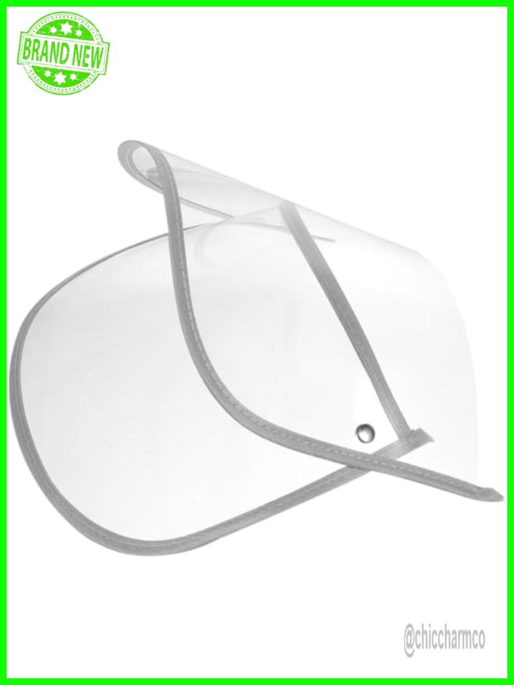Transparent Raincoat Hat Shield Wide Brim Rain Poncho for Wet Weather